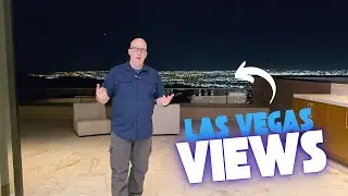 Exterior Pocket Door and View of Vegas | New American Home Tour