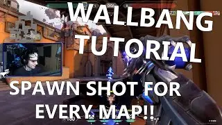 WALLBANG Spawn Shot Tutorial For Every Map! #ITPolar #Valorant