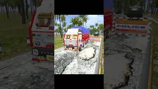 Speed Breaker Map Road for Bussid | तुटलेला रोड मॅप #bussid #truck #shorts #viral #truckmod