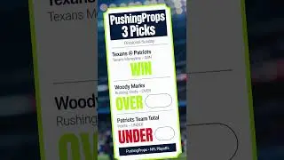 Texans vs Patriots on  my Divisional Sunday slate, find out why I&rsquo;m pushing the Texans hard on this!