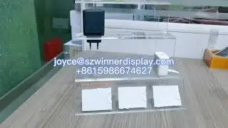 Acrylic Transparent Stand Display#acrylic #displayracks #accessories #charger#cellphonestand