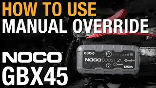 Noco GBX45 How To Use Manual Override