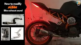 How to modify KTM Bike exhaust sound  | bs3 bs4 bs6 |ktm duke | ktm rc | ktm duke .