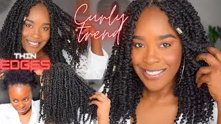 Bohemian Curl Pre-Twisted Passion Twist Crochet Hair Braids | Jwillscool