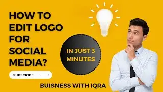How To Edit Logo For Your Social Media || Quick Logo Editing || #logo #logodesign #logoediting