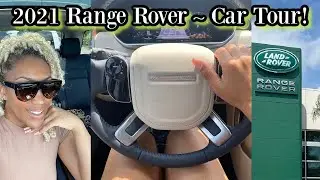 RANGE ROVER HSE 2021 CAR TOUR! | First Time Test Driving a Luxury SUV