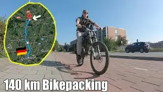 140 km Bikepacking Tour mit E-Bike / Erste Übernachtung im Zelt