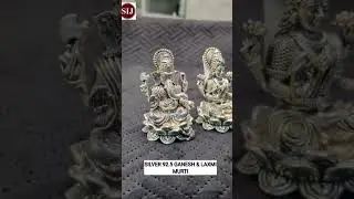 Silver 92.5 Ganesh Laxmi idols for this Diwali.