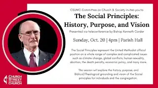 The Social Principles: History, Purpose, and Vision