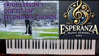 Ode to Joy &ndash; Key of C#/Db (Lesson 3) | Secondary Chords, Inversions & Passing Chords