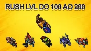 Tibia- Upando do lvl 100 ao 200 (Rush lvl)