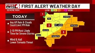 First Alert Weather Day Today - Severe Storms Possible, But Not A Guarantee