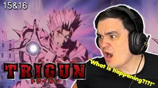 WHEN VASH ATTACKS THE MOON | Trigun Episode 15 & 16 REACTION