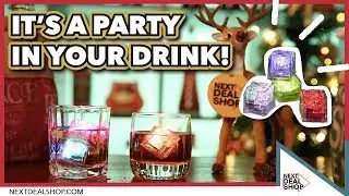 It's A Party in Your Drink! - LED Liquid Activated Ice Cubes - Next Deal Shop