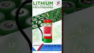 LITHIUM ION BATTERY FIRE EXTINGUISHER | SAFE PRO.  #lithiumionbatteries #fireextinguishers #safety