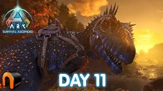 FUNNY CHARCA TAMING Day 11 Ark Survival Ascended NOOBLETS LIVE!