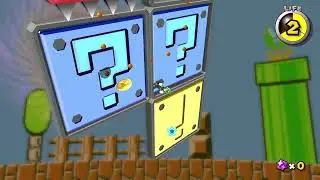 Super Luigi Galaxy (008)- Flipswitch Galaxy: Painting the Planet Yellow