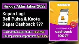Event penghasil uang bank jago | top up pulsa dan kuota data dapat cashback 100%