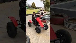 Pedal go-kart fun 🥳#excitement  #shorts#pedal#gokart