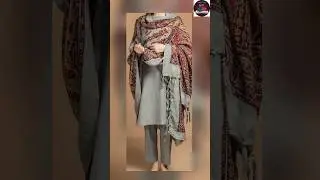 💫Plain suits with shawls/winter collection #viral #fashionndesigns #fashion #shortvideo  #trendy