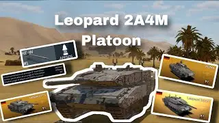 Leopard 2A4M gameplay | the best Premium Platoon in Warthunder mobile
