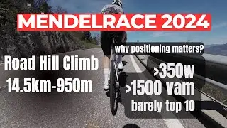 MendelRace 2024 Hill Climb 🥉 9th Overall (4k, Full Race, Data Overlay)