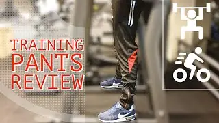 Men's Active Soccer Training Pants Casual Gym Jogger Sweatpants Unboxing and Review