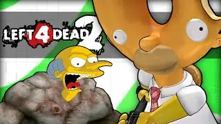 Left 4 Dead 2 - D'OHNUT HOMER vs TANK BURNS!! (Funny Moments)