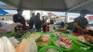 1/22善化牛墟 港都小孟海鮮拍賣～