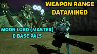 Palworld: Weapon Range Datamine! Moon Lord (Master) - 0 Base Pals.