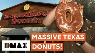 Adam Richman Tries Austin&rsquo;s Best BBQ & Massive Texas Donuts! | Man V Food