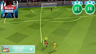Score! Hero - DELUXE PLATE Event - Walkthrough - Level 1- Level 16 - Last Level - 3 Stars