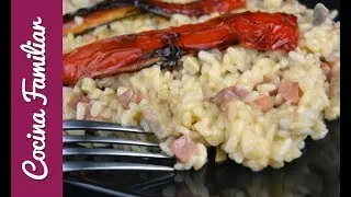 Arroz meloso con solomillo de cerdo y champiñones | Recetas caseras de Javier Romero