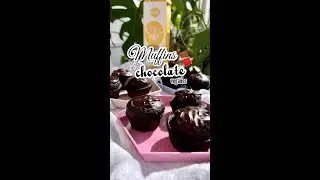 Muffins de chocolate veganos - sem a&ccedil;&uacute;car e sem gl&uacute;ten