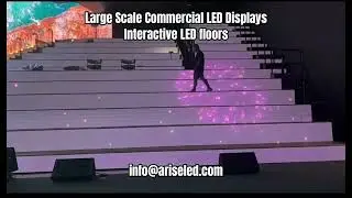 Large Scale Commercial LED Displays, Interactive LED floors,#ledFloor,#ledfloorscreen ,#floortile,