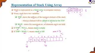 Array & Linked list implementation of Stack | L21 | Data Structures & Applications