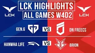LCK Highlights ALL GAMES Week 4 Day 2 | LCK 2025