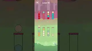 Ball Sort Puzzle Medium Level 70 gameplay (iOS Android)