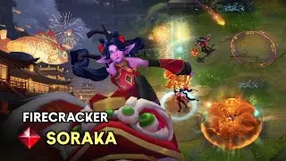 Firecracker Soraka League of Legends Custom Skin Showcase