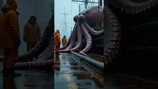 Giant Octopus Attack On Ship #octopus #doomsdayfish #ytshorts