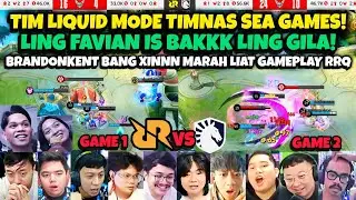TIM LIQUID MODE TIMNAS ‼️ REAKSI STREAMER LING FAVIAN DILEPAS TUMBANGKAN RRQ 0-2