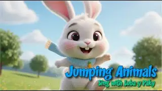 Hop, Hop, Hooray! 🐰🐸 Kangaroos, Frogs, & More Jumping Animals Song for Kids