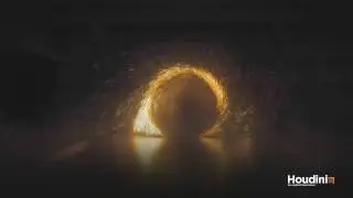 Houdini 16 Tryout - Dr. Strange like portal
