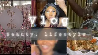 VLOG: wedding guest prep, Easter lunch , grwm