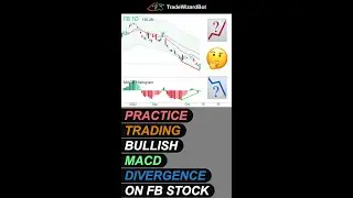 Learn to trade bullish MACD divergence on FB stock #macd #divergence #trading