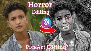 Horror Look Editing Tutorial | PicsArt Ghost effect Tricks | Shahnawaz Editz