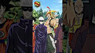 5 most powerful anime characters meet demon slayer universe🔥🤯#shorts