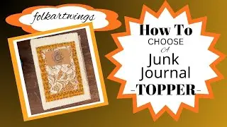 Making a topper for a junk journal   SD 480p
