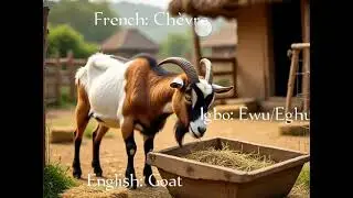Animals in English, Igbo and French | Learn animal names.