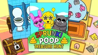 🎠paperdiy🎠 🤪SPRUNKI Poop Hunt stickerbook📒 Incredibox  #stickerbook #sprunki #creahabit